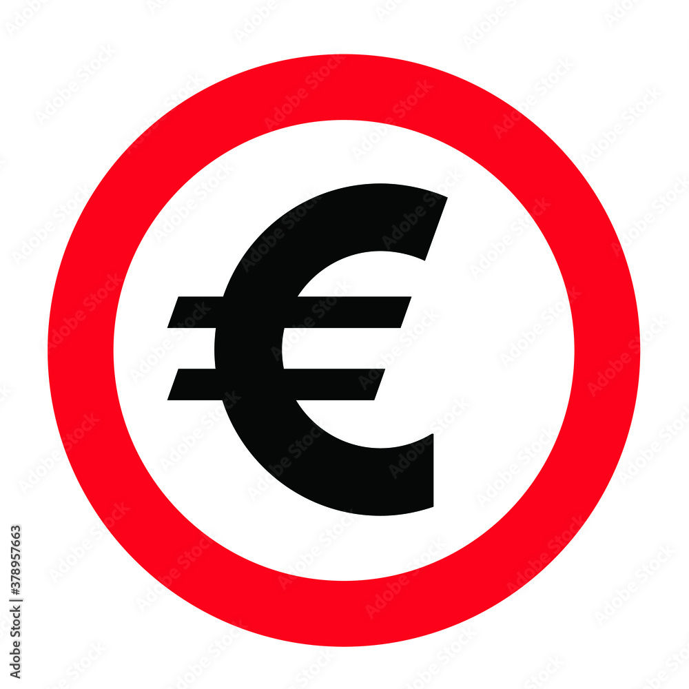 Prohibition, no money, no euro Fun vector donation sign Stop warning, do not banking Share Hand Don't give money cash Don't beg for money or give bribes No payment Do not giving Forbid no chass Mark Prohibition, no money, no euro Fun vector donation sign Stop warning, do not banking Share Hand Don't give money cash Don't beg for money or give bribes No payment Do not giving Forbid no chass Mark