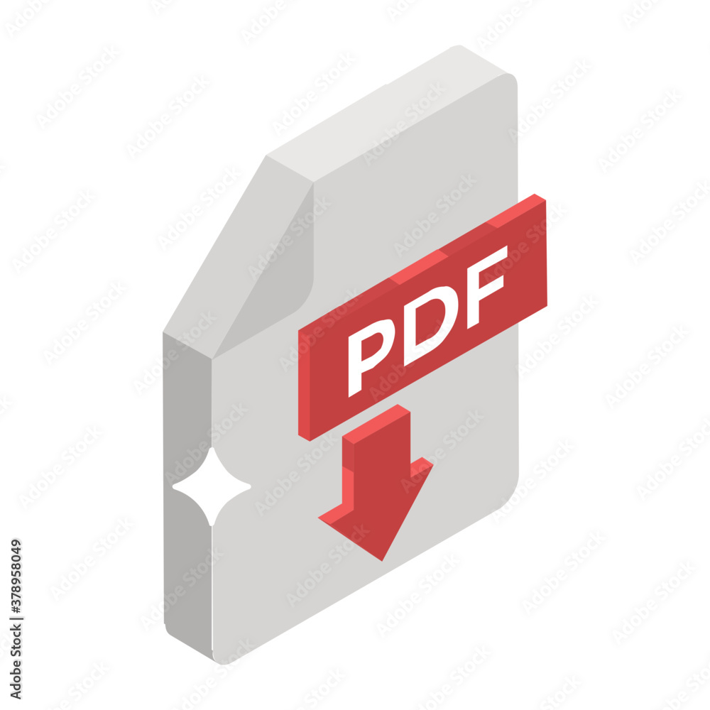 Document file format vector in isometric design, editable icon
Document file format vector in isometric design, editable icon