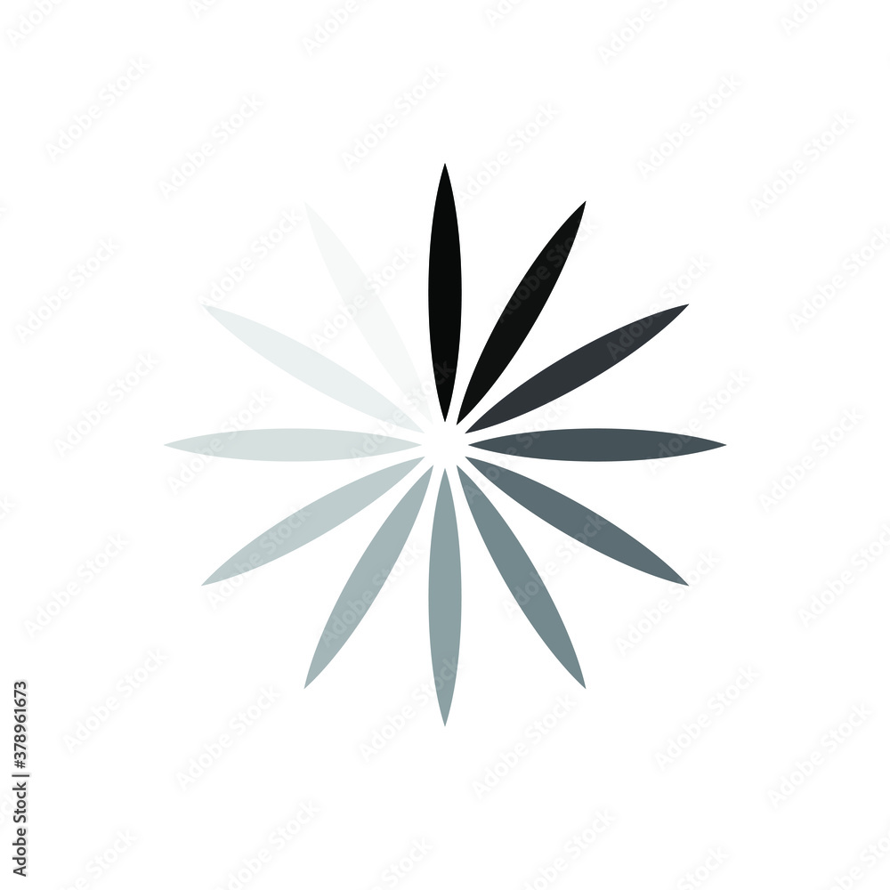 Load bar for mobile apps. Radial load, update or download diagram icon of progress bar, minimal flat design. Load bar for mobile apps. Radial load, update or download diagram icon of progress bar, minimal flat design.