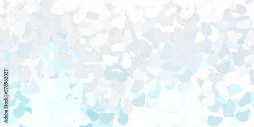 Light purple vector texture with memphis shapes.