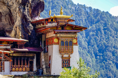 Bhutan, Paro, Taktshang the famous Monastery Tiger Nest
 photo