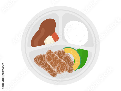 バーベキューのイラスト