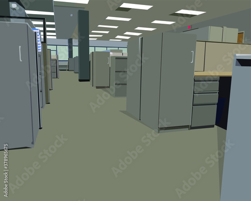 row of servers in a row