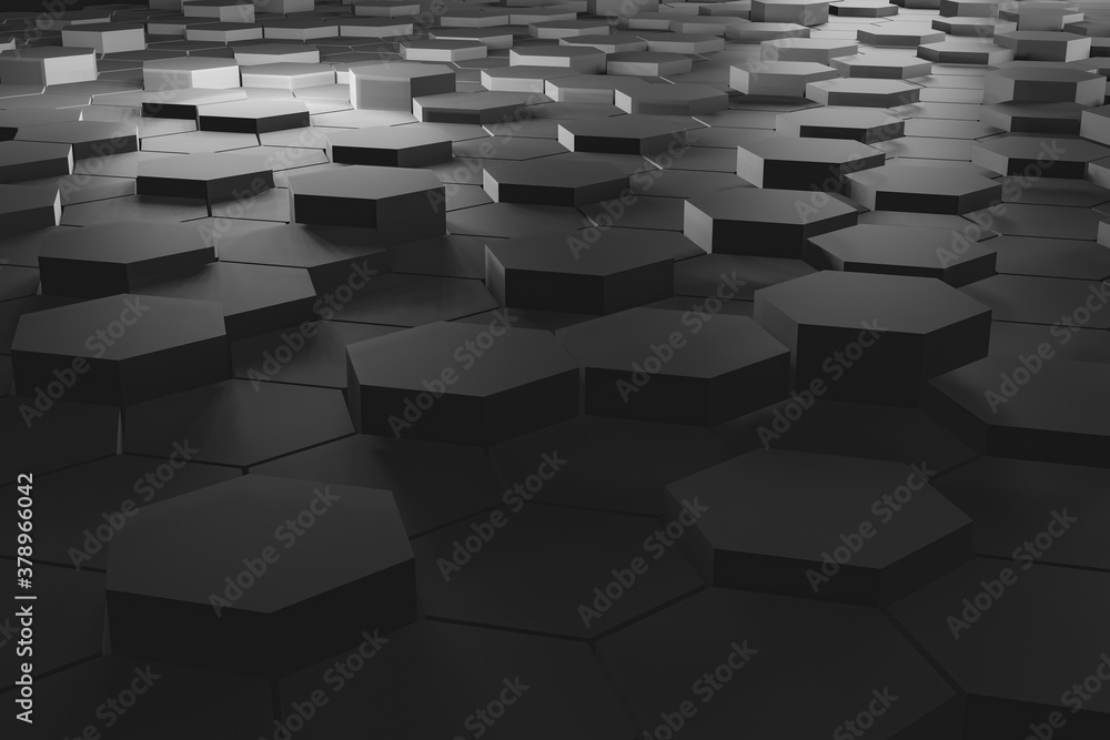 hexagon abstract 3d background hexagon abstract 3d background
