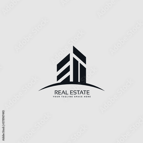 Logo House abstract real estate logo