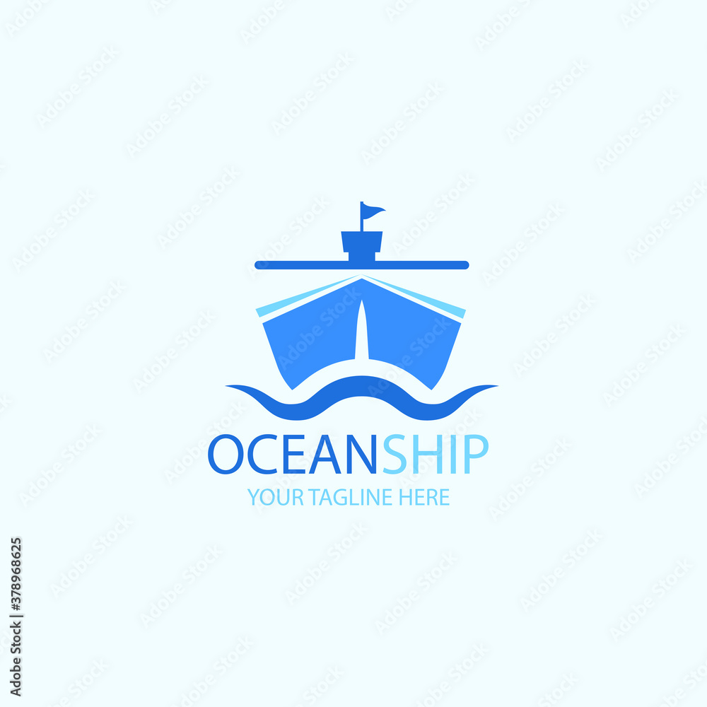 boat logo design
