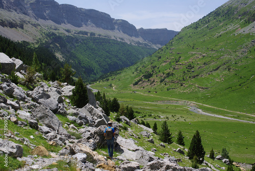 Ordesa y Monte Perdido National Park in the Pyrenees, Spain 