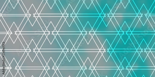 Light BLUE vector layout with lines, triangles. Shining abstract illustration with colorful triangles. Pattern for commercials.