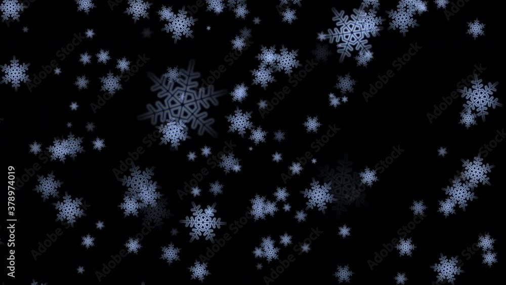 Falling snow flakes Falling snow flakes