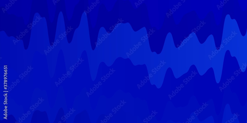 Light BLUE vector backdrop with circular arc. Illustration in halftone ...
