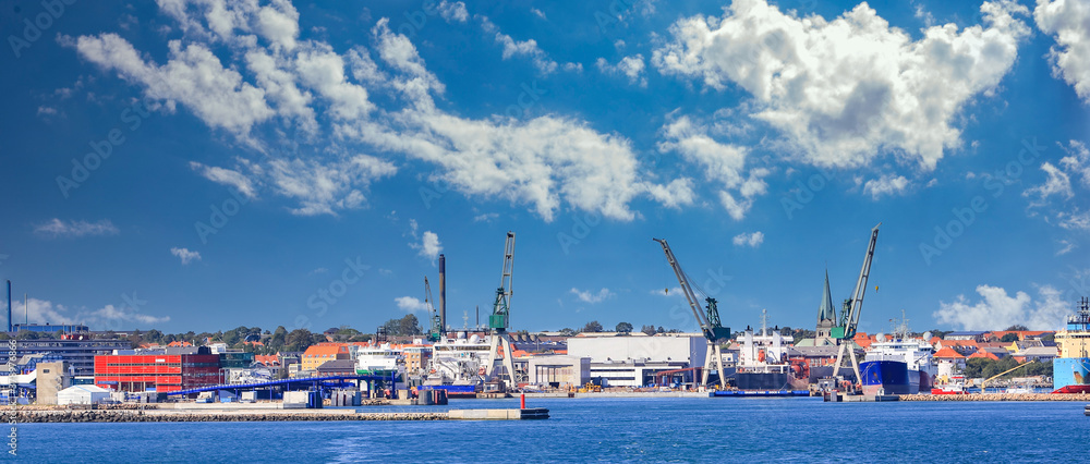 Shipyard city - Fredrikshavn,Denmark