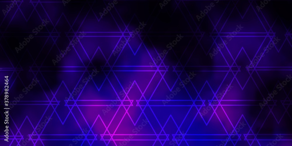 Dark Purple vector layout with lines, triangles. Illustration with set of colorful triangles. Template for landing pages. Dark Purple vector layout with lines, triangles. Illustration with set of colorful triangles. Template for landing pages.