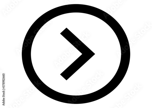 arrow Icon, flat design style