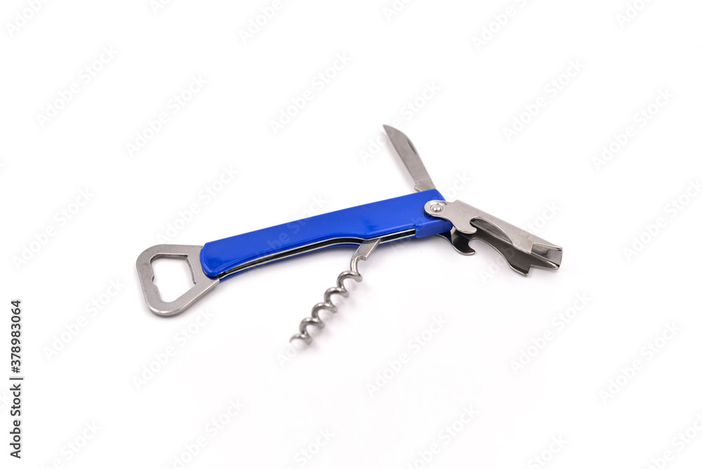 Corkscrew on the light background Corkscrew on the light background