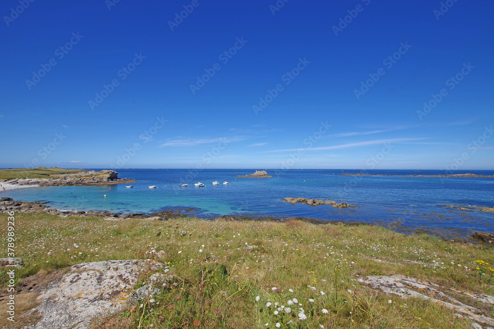 Bretagne, les eaux turquoises de la région des Abers
