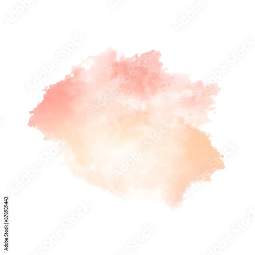 Soft watercolor splash stain design background