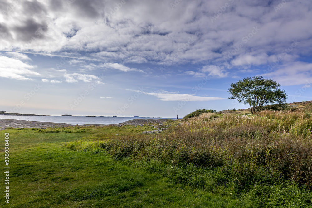 views of the beach and the sea in norway views of the beach and the sea in norway