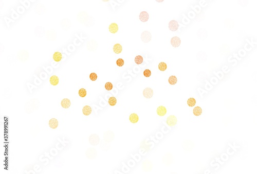 Light Pink  Green vector pattern with spheres.