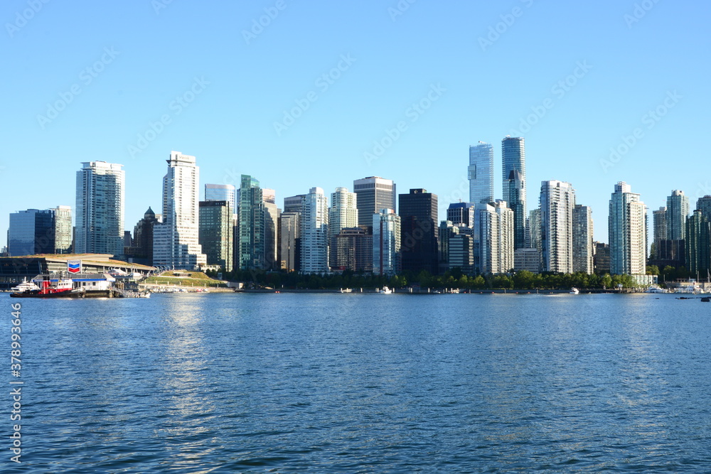 A beautiful panoramic face of the city from the sea side