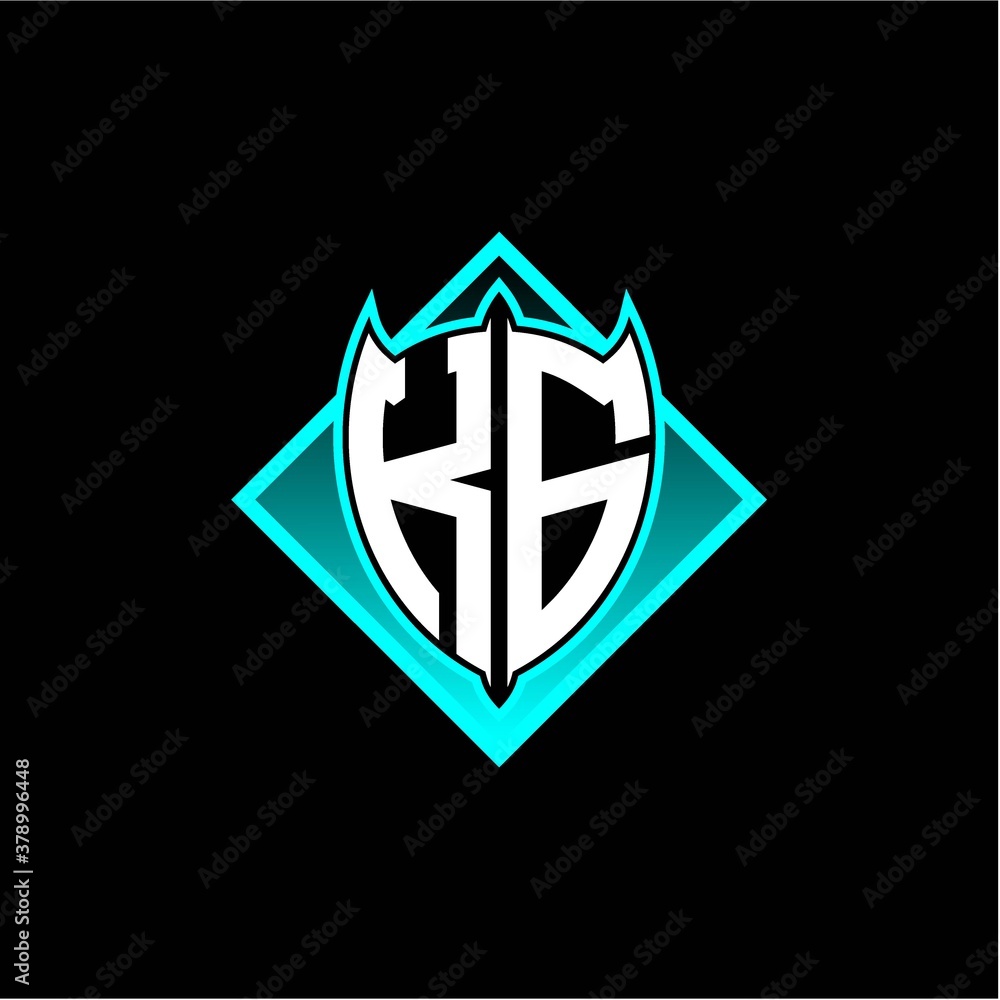 K G letter shield with square protection logo as a sweetener K G letter shield with square protection logo as a sweetener