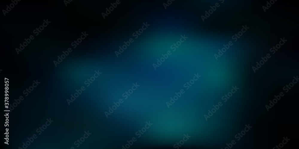 Obraz premium Dark blue vector blurred template.