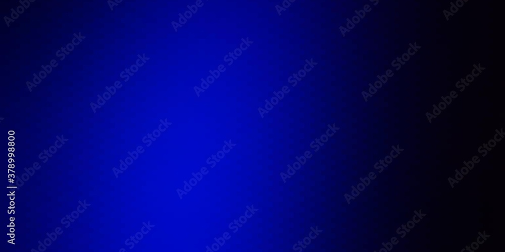 Obraz premium Dark BLUE vector backdrop with rectangles. Abstract gradient illustration with rectangles. Template for cellphones.