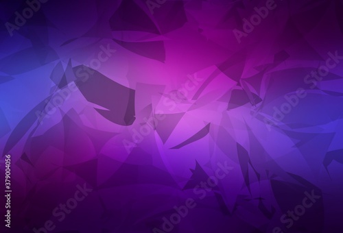 Light Purple, Pink vector pattern with random polygonals.