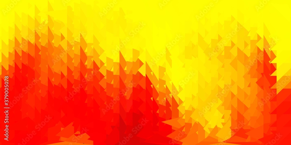 Light pink, yellow vector abstract triangle texture. Light pink, yellow vector abstract triangle texture.