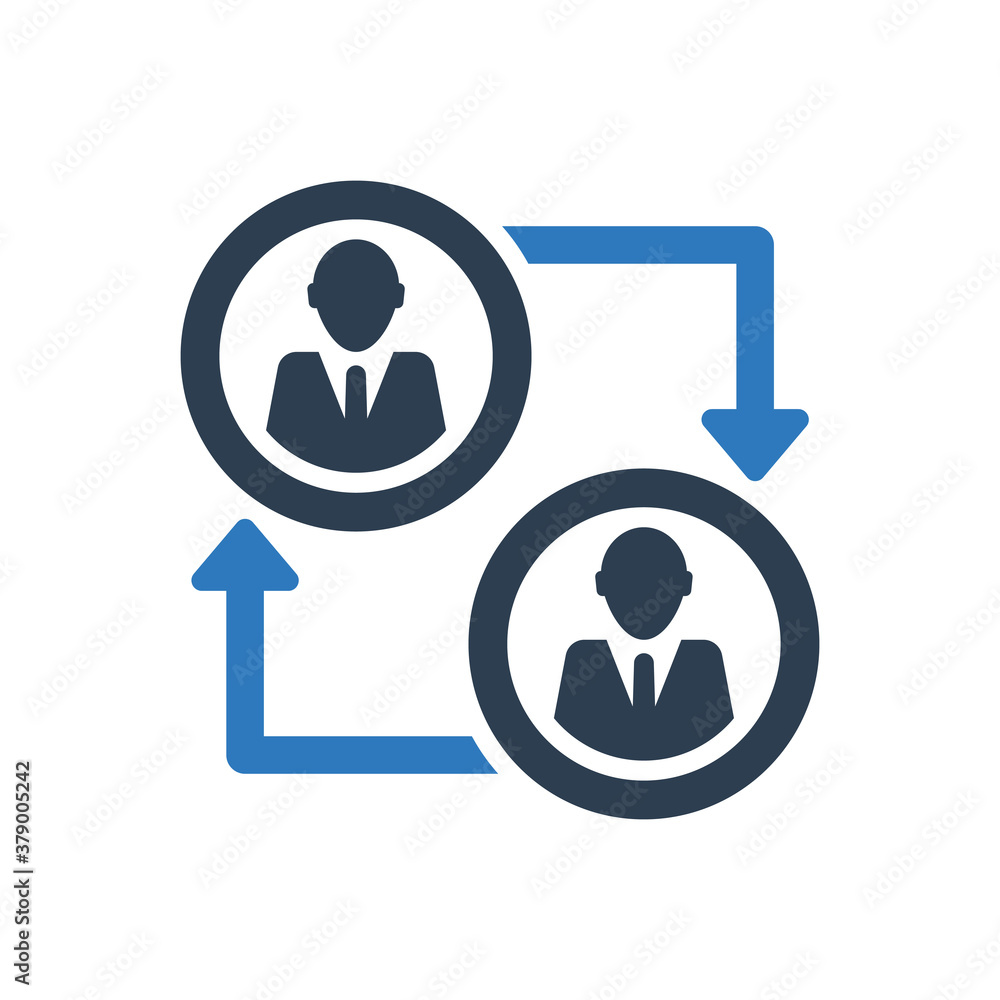 employee exchange icon, employee transfer icon employee exchange icon, employee transfer icon