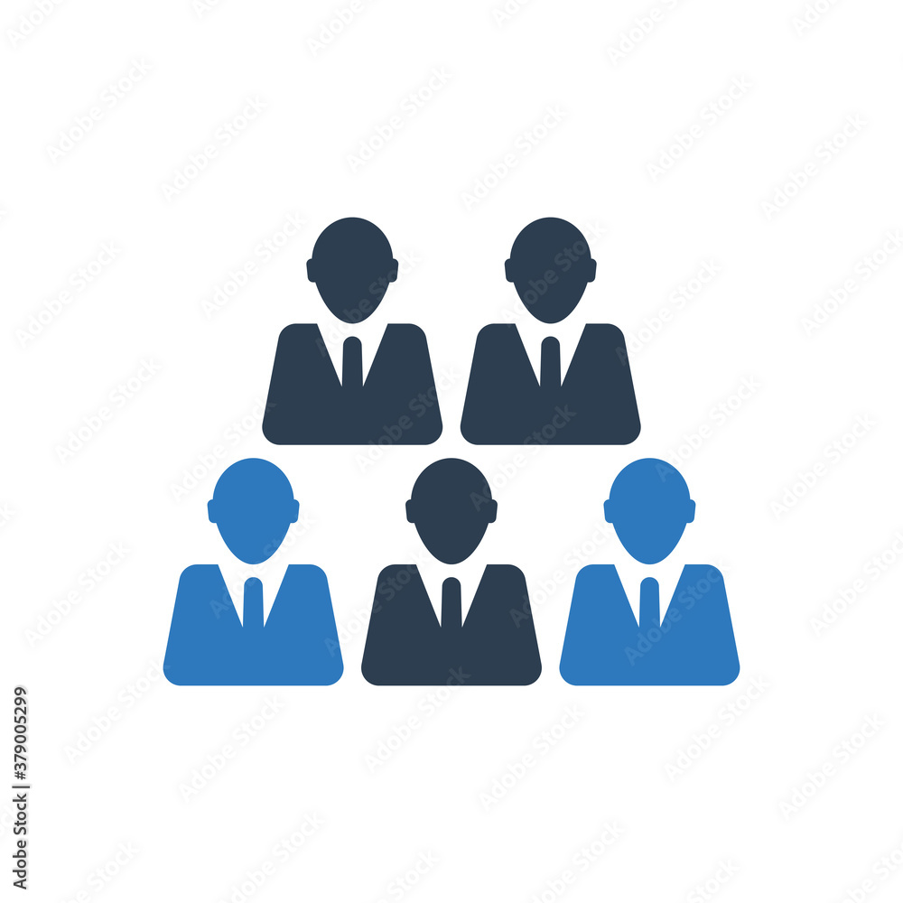 Audience group crowd icon, business teamwork icon Audience group crowd icon, business teamwork icon