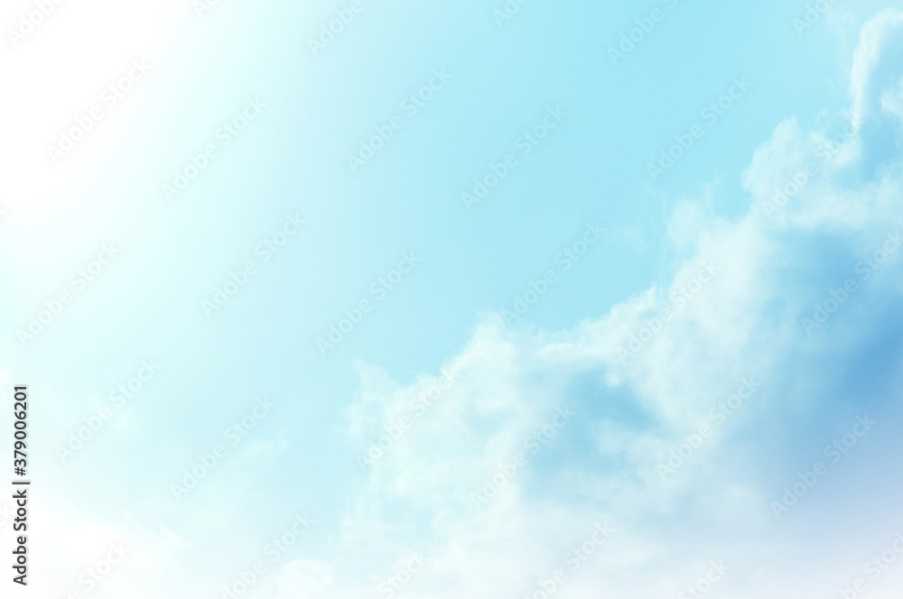Blue sky with white cloud. The summer heaven is colorful clearing day Good weather and beautiful nature in the morning. Blue sky with white cloud. The summer heaven is colorful clearing day Good weather and beautiful nature in the morning.