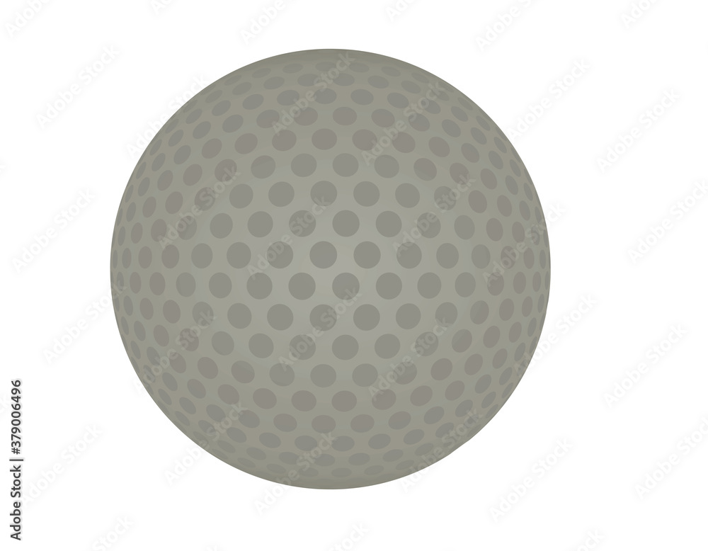 Golf ball isolated. vector illustration Golf ball isolated. vector illustration