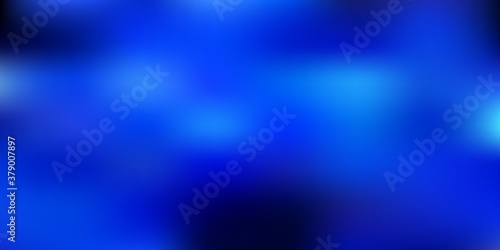 Dark blue vector blurred template.