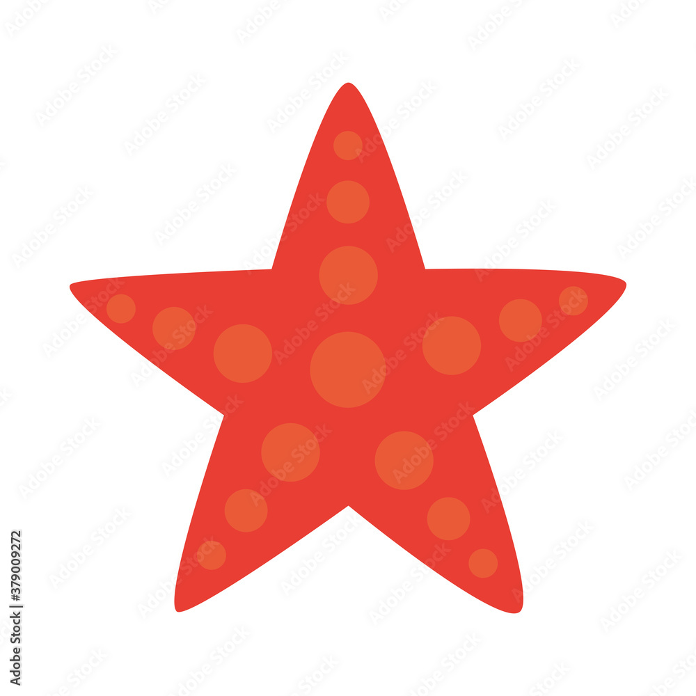 starfish sea life animal fauna flat icon style starfish sea life animal fauna flat icon style
