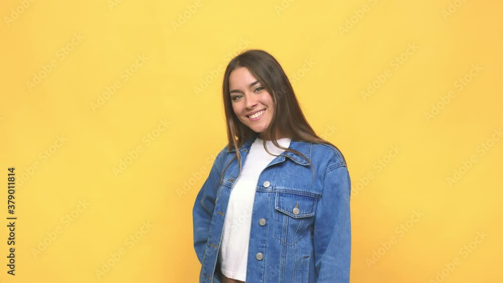 Young cute woman happy, smiling and cheerful Young cute woman happy, smiling and cheerful