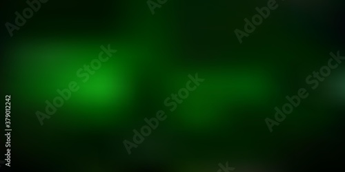 Dark green, red vector abstract blur texture.