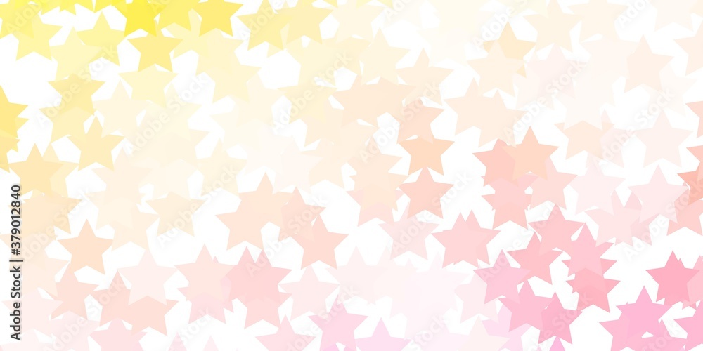 Light Orange vector background with small and big stars. Blur decorative design in simple style with stars. Theme for cell phones. Light Orange vector background with small and big stars. Blur decorative design in simple style with stars. Theme for cell phones.
