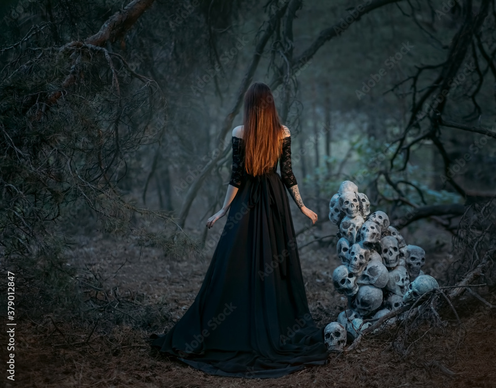 Ghost in top black dress