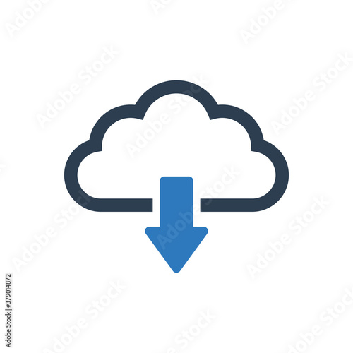 cloud download icon