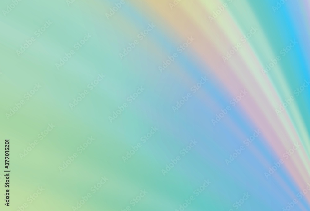 Obraz premium Light Blue, Green vector colorful abstract background.