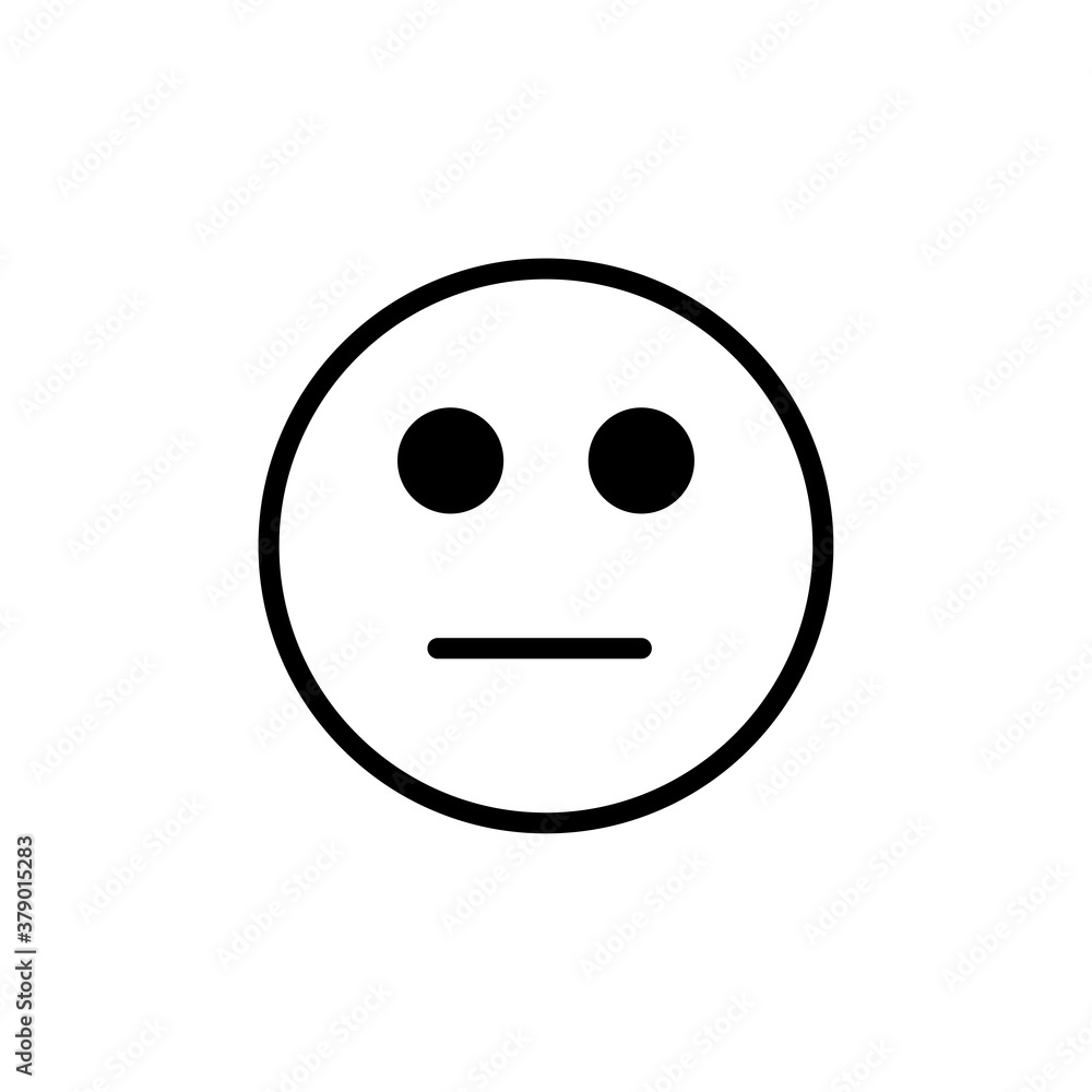 emoticon icon on white background emoticon icon on white background