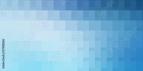 Light BLUE vector background in polygonal style. New abstract illustration with rectangular shapes. Pattern for busines booklets, leaflets