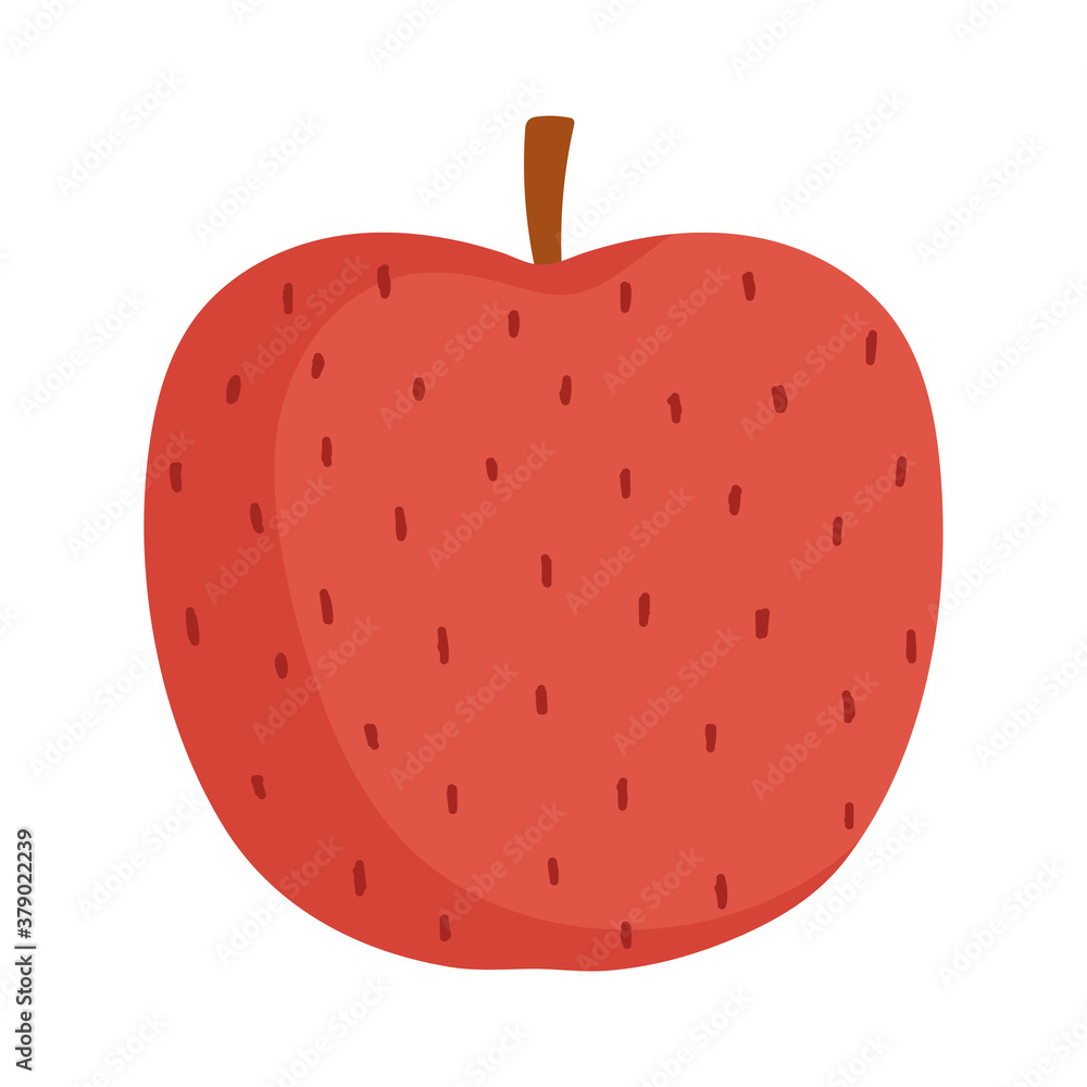 Fototapeta premium apple fruit fresh isolated design white background