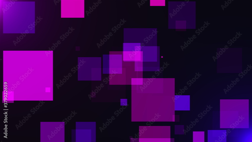 Abstract dark backdrop with flying transparent squares. Computer generated 3d rendering Abstract dark backdrop with flying transparent squares. Computer generated 3d rendering