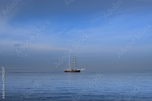 old galleon off the sea © EcoPim-studio