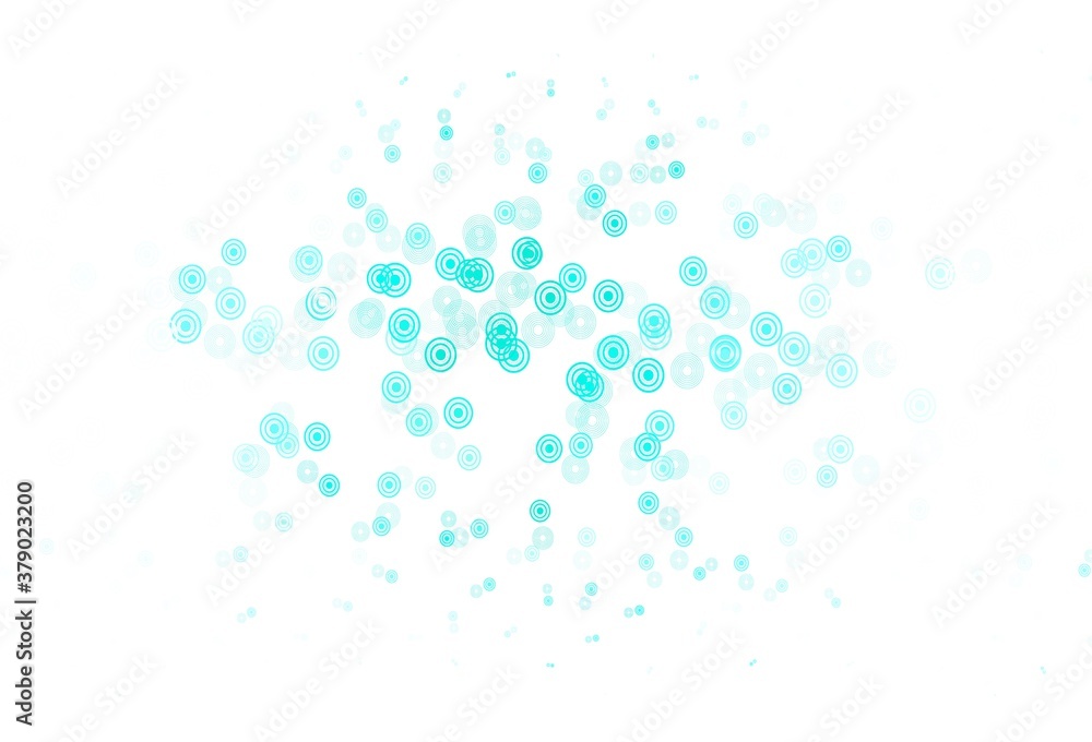 Light Green vector background with bubbles. Light Green vector background with bubbles.