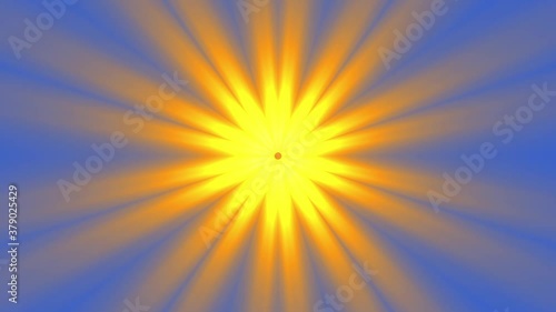 Abstract Sun Solar Mandala Background 1 slow 
