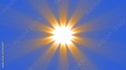 Abstract Sun Solar Mandala Background 2 bright slow