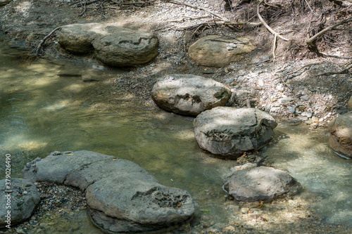 stones in the water