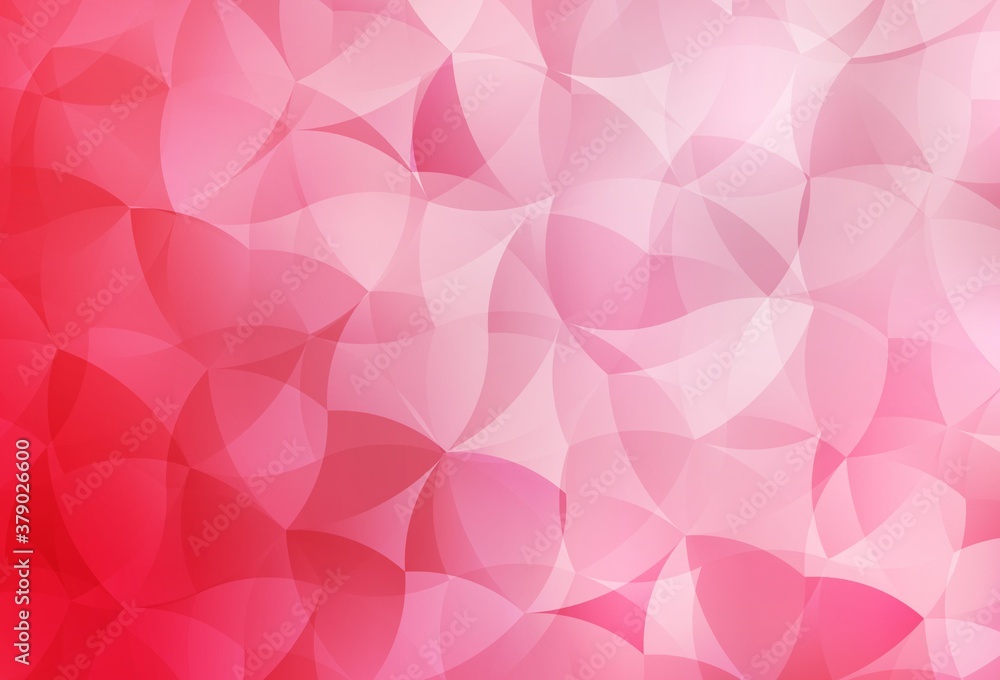 Light Red vector gradient triangles texture.
